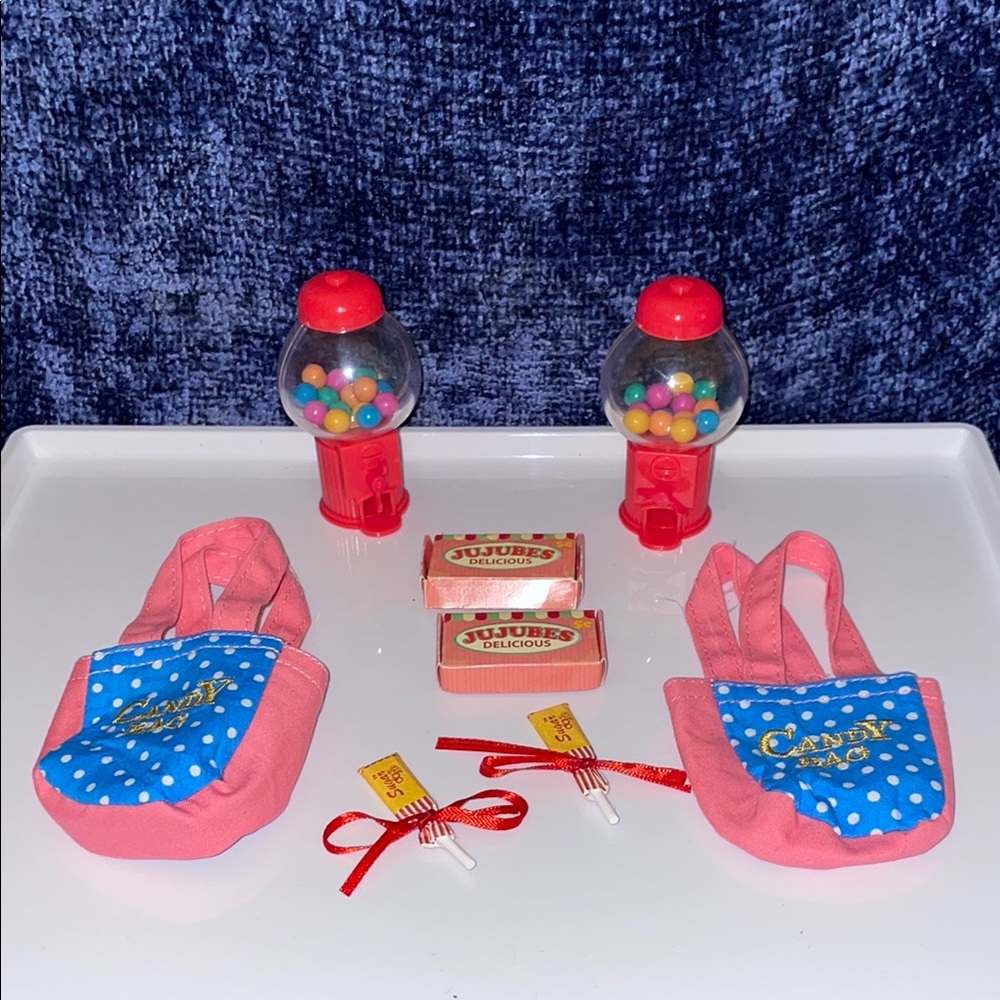 OUR GENERATION 2 Candy Sets.  2 Pink & Blue OG Tote Bag Set.